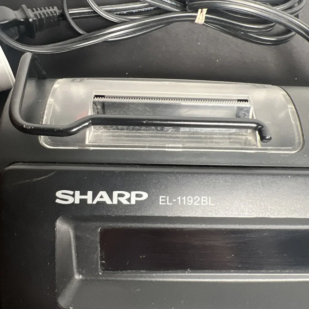 Sharp EL-1192BL‎ Scientific Calculator 2 Color Printing 12 Digit Adding Machine